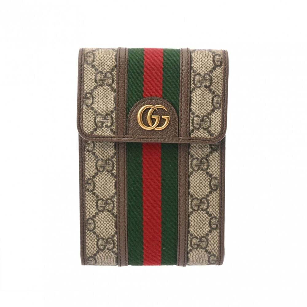 GUCCI Authentic Brown Canvas Shoulder Bag - Picture 1 of 11